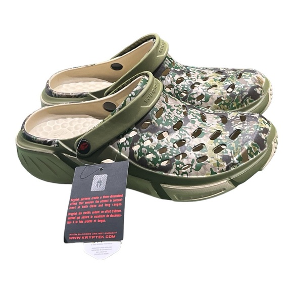 joybees Other - Joybees Men’s Graphic Kryptek Transitional Olive Clog Sandals Size 10. NWT
